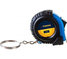 Рулетка TUNDRA-брелок обрезиненный корпус, 1 м х 6 мм 3295780 