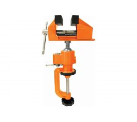 Тиски СПЕЦ настольные поворотные моделирования,ТНМ-75А алюминиевые губки 75мм, 3335 