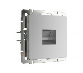 Розетка WERKEL Ethernet RJ-45 (серебряный) W1181006 