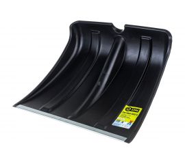 Пластмассовая снеговая лопата с оцинкованной планкой ON 380х365 мм, тулейка 32 мм 24-01-001 