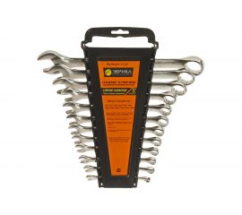 Набор комбинированных ключей 6-22мм сатинированных холдер 12 предметов ЭВРИКА ER-31122 