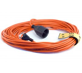 Силовой удлинитель б/катушки LUX УС1-0-50 4606400605348, 50м, 1 розетка 