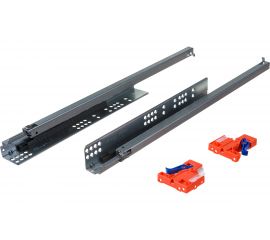 Направляющая скрытого монтажа Lemax prof частичное выдвижение, с регул. планкой, 500 мм NS-PK-001-500 