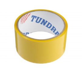 Клейкая лента TUNDRA желтая, 45 мкм, 48 мм х 24 м 7139059 