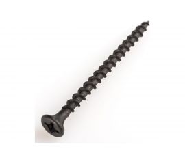 Саморез по дереву для ГКЛ Метизный двор 3,5х55, крупная резьба, оксидированный уп. 1 кг 4690441020802 
