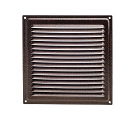 Решётка металлическая с сеткой (170 x 240 мм; медная) Эвент ВРС 