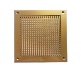 Вентиляционная решетка металлическая на саморезах 200x200 мм ООО Вентмаркет VRQ00202S 