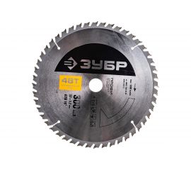 Диск пильный ПРОФИ Оптимальный рез по дереву (300х32 мм; 48Т) Зубр 36851-300-32-48 