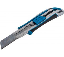 Резак с выдвижным лезвием РемоКолор Aluminium profi, обрез. Al корпус, автоматический фиксатор, 19-0-303 