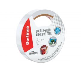 Двусторонняя клейкая лента Berlingo 18 мм х 10 м FSn_181018 