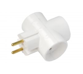 Разветвитель Bylectrica трехместный, крест, РВ16-378 