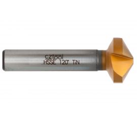 Зенковка (12.4х8х53 мм; Z3; 120°; HSSE-TiN) Bucovice Tools 891124 