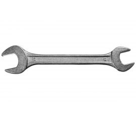 Рожковый гаечный ключ СИБИН 19 x 22 мм, 27014-19-22_z01 