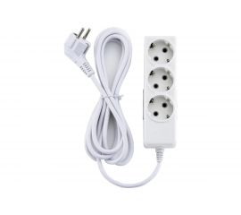 Удлинитель ECON ES 132 3 розетки 1.5 метра с заземлением 91302 