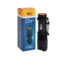 Ручной светодиодный фонарь KRAFT LED, 3W KT 835901 