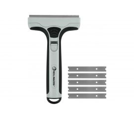 Малярный скребок Rollingdog с 5-ю сменными лезвиями в комплекте, углеродистая сталь SK5, 50375 