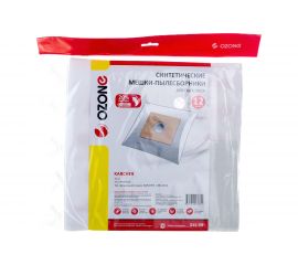 Мешки-пылесборники синтетические 12 шт + 2 микрофильтра для пылесоса Ozone XXL-58 