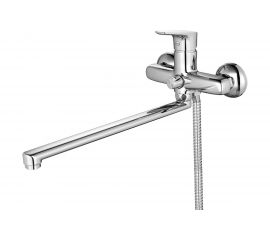 Смеситель для ванны с длинным изливом и керамическим дивертором IDDIS Zodiac ID ZODSBL2i10 