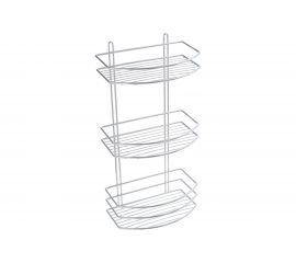 Овальная полка FIXSEN трехэтажная, хром FX-720-3 