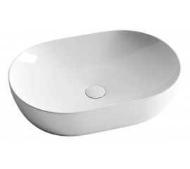 Накладной умывальник чаша Ceramica Nova Element овальная, 600х415х135 мм CN5009 