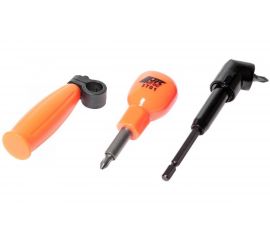 Отвертка с набором бит с угловым переходником 90град. JTC-3701 