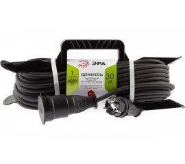 Силовой удлинитель ЭРА UFx-1e-3x2,5-30m-IP44 KG на рамке с/з 1 розетка 30 м КГ 3х2,5 Б0050872 