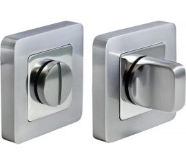 Дверная завертка MORELLI MH-WC-S55 SC/CP цвет-матовый хром/хром 9012229 