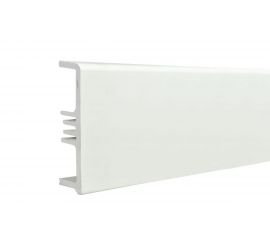 Плинтус Смартпрофайл DurableSmart 80 (80 мм; 2.4 м; Белый под покраску) GRACE УТ000069223 