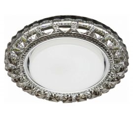 Потолочный встраиваемый светильник FERON CD4045 20LEDх2835 SMD 4000K, 15W GX53, серый, хром 41410 