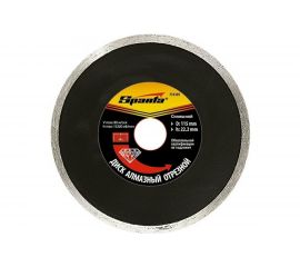 Диск алмазный отрезной сплошной (115x22.2 мм) SPARTA 731395 