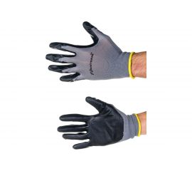 Универсальные перчатки с полиуретановым покрытием UNITRAUM серые UN-N002-8 