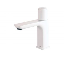 Смеситель для умывальника IDDIS с инновационным управлением Push Control, белый матовый Slide SLIWTBTi01 