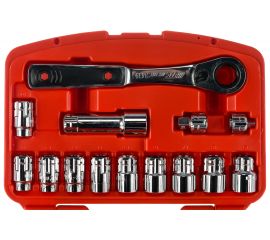 Набор головок со сквозным отверстием 10-19мм в кейсе 14шт JTC-3439 