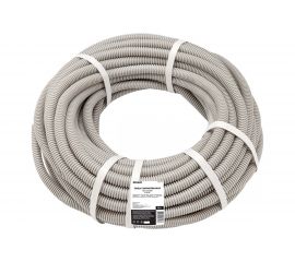 Гофрированная труба из ПВХ REXANT с зондом d 20 мм серая 25 м 28-0200-25 