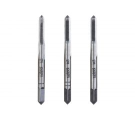 Набор метчиков из 3-х шт. Bucovice Tools М 3, шаг 0.5 мм 115CrV3 110030-3 