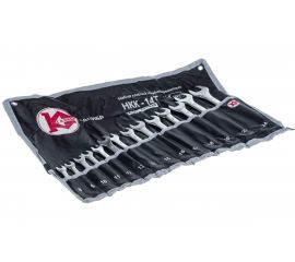 Набор комбинированных ключей, 14 штук, CrV Калибр НКК-14Т 00000062584 