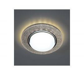 Встраиваемый потолочный светильник FERON с белой LED подсветкой CD4046 GX53 без лампы, прозрачный, 41908 