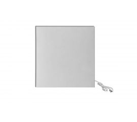 Карбоновый обогреватель ЛУЧ 600Вт/0,59x0,59 вывод вилка, цвет белый 