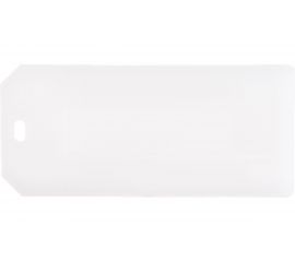 Кабельная бирка REXANT Домик прямоугольный 100 шт белая 07-6231 