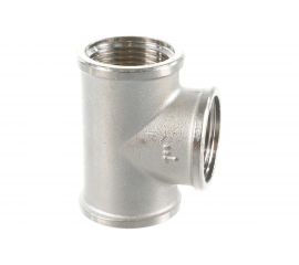 Никелированный тройник STOUT ВВ RG008Q0QT02UFM 