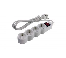 Сетевой фильтр 5bites 1.8 м, 4 розетки, белый SP4W-118 