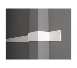 Стеновой молдинг Decor-Dizayn ударопрочный влагостойкий под покраску 99Х8Х2000 мм DD12 