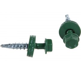 Саморез КР Невский Крепеж св. 4,8х28 RAL-6002 зелёный 60 шт. 912030 