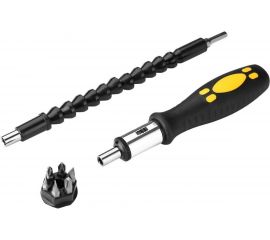 Реверсивная отвертка с набором бит и гибким валом DEKO BS8 8 предметов 