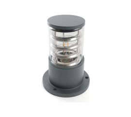 Садово-парковый светильник FERON DH0800 столб, E27 230V, серый 41916 