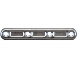 Соединительная планка VORMANN Piconect 100х15х1,5 мм, оцинкованная, цвет: хром 00163 100 C 