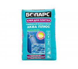 Клей для плитки БОЛАРС АКВА ПЛЮС 25 кг 00000003735 