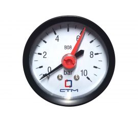 Манометр аксиального подключения 1/4" до 10 бар СТМ CPM14A10 