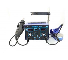 Профессиональная паяльная станция ELEMENT с феном 912 17490 