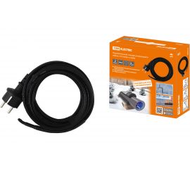 Нагревательный саморегулирующийся кабель TDM Стоплёд НСК2-В с вилкой, в трубу 2 м, 20 Вт SQ2510-0011 